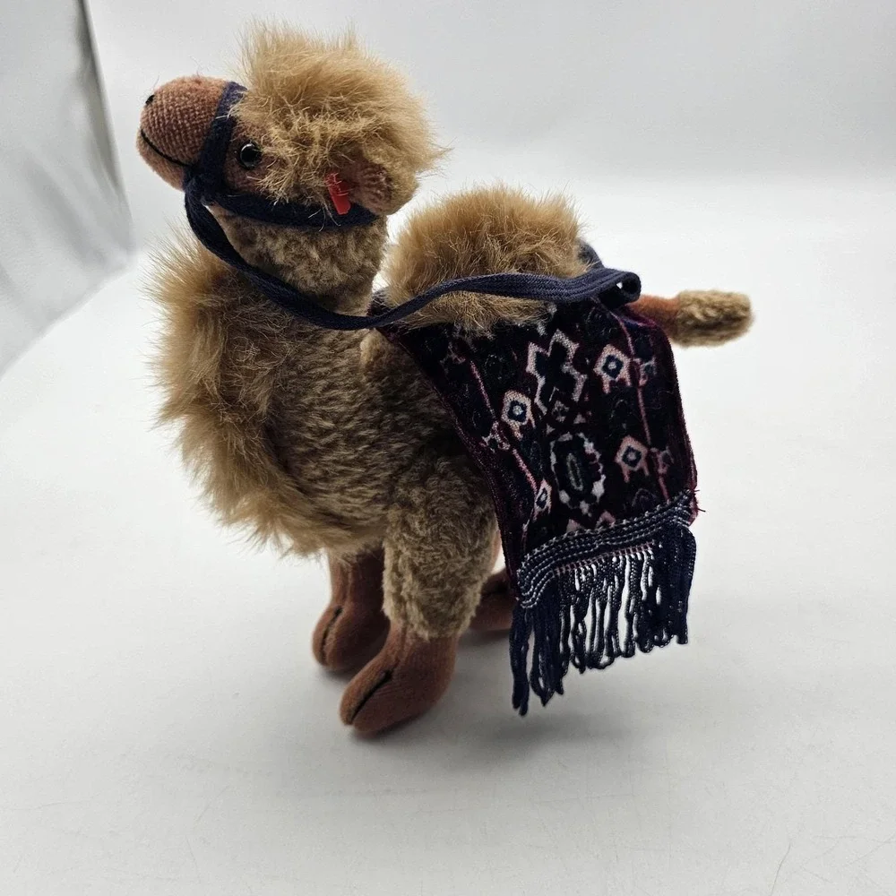 Vintage Ty Camel Plush‎ Stuffed Animal Toy Small Brown Saddle 1993 Washable Cute